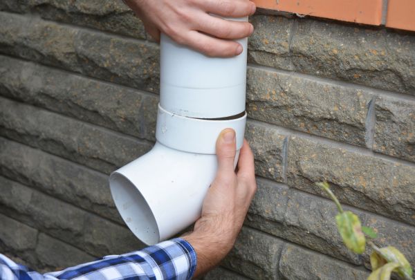 Drainage Downspout Repair in Mebane