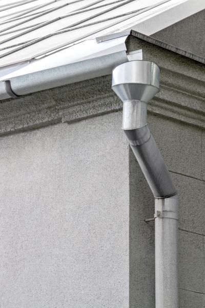 Galvanized Gutter Installation in Mebane