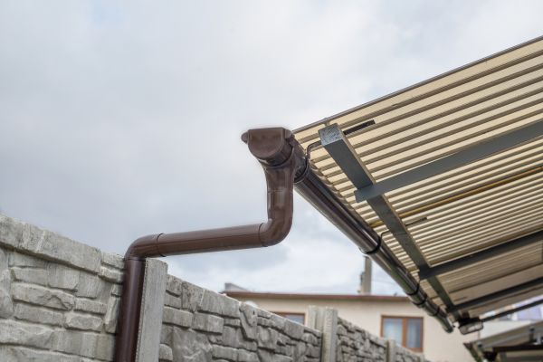 Plastic Downspout Installation in Mebane